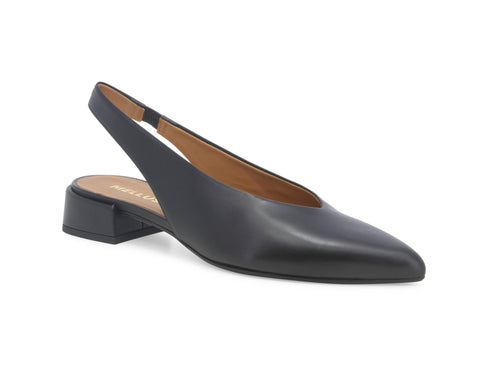 Melluso Scarpe Tallone Aperto Tacco Basso Tomaia Pelle